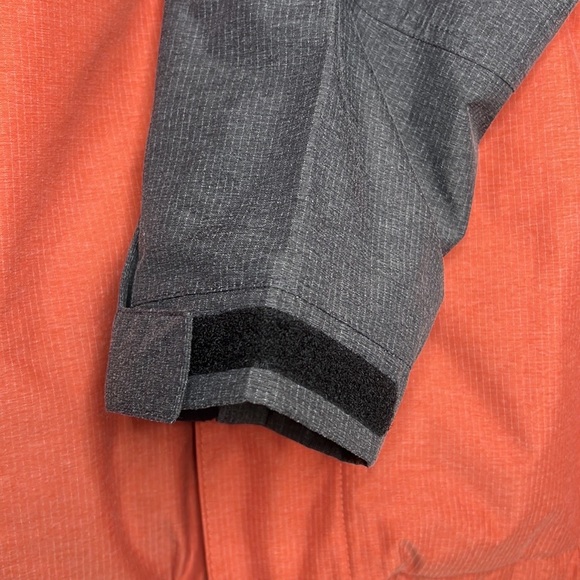 Burton Chittagong Dry Ride Jacket Mens Small Grey Orange - Picture 4 of 14